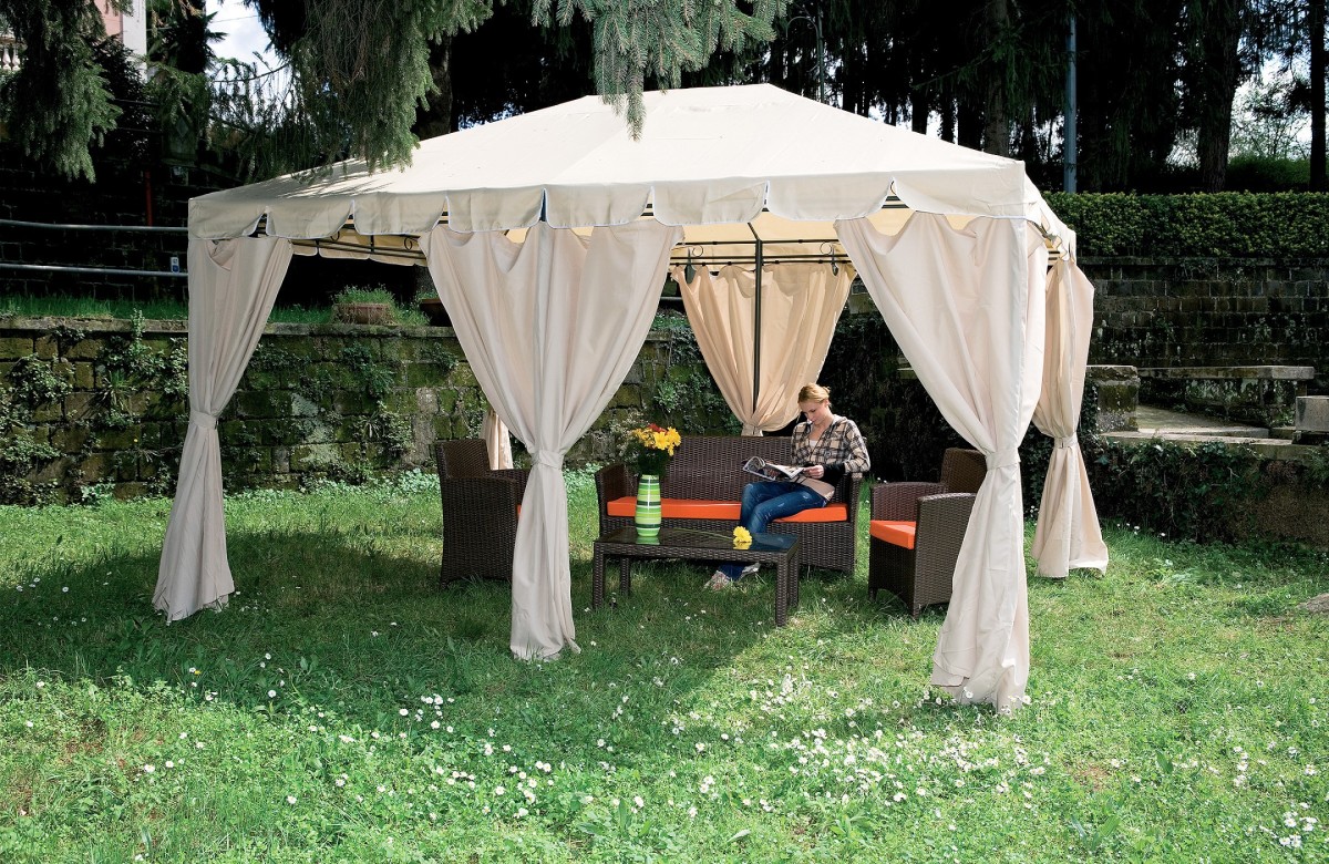 aa GAZEBO IN ACCIAIO ARMONIA 300X400 CM YF-3246