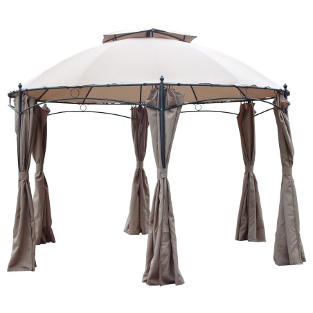 GAZEBO IN ACCIAIO GOTIC ESAGONALE D 350 CM