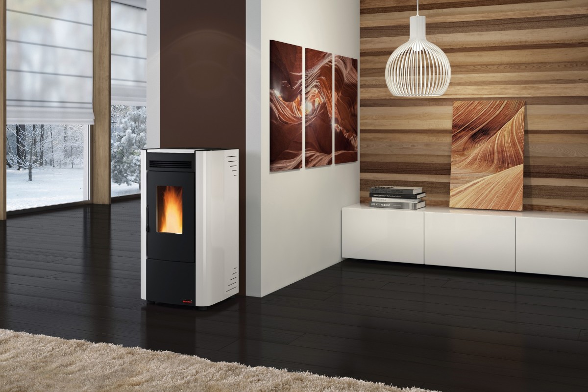 aa STUFA PELLET 7 KW KETTY EVO 2.0 BIANCO