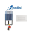 Cassetta Di Scarico WC sospeso ITS Todini Ideafix Da Incasso 20.18/C + Placca Idea Bianco