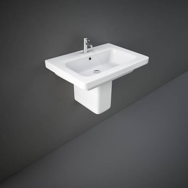 Lavabo 55 o 60 cm Rak Resort con semicolonna