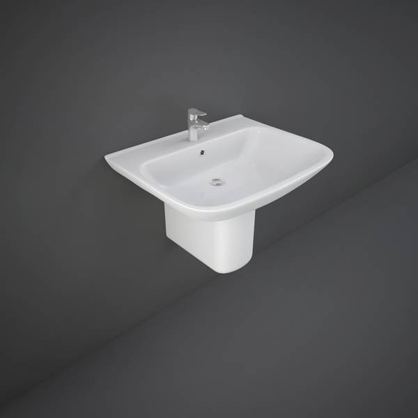 Lavabo 52 o 65 cm Rak Origin con semicolonna